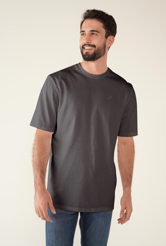 Camiseta Oversize Gris Para Hombre DMTSBOV01